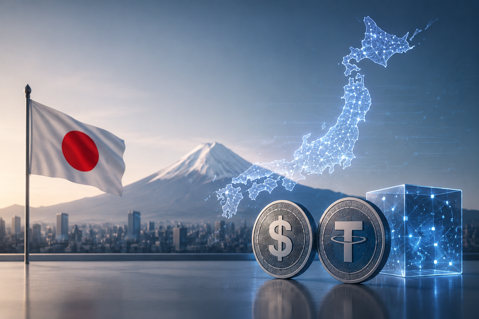 Digitálny jen a autonómne stroje: Japonsko odhalilo plán na štátny krypto-finančný systém